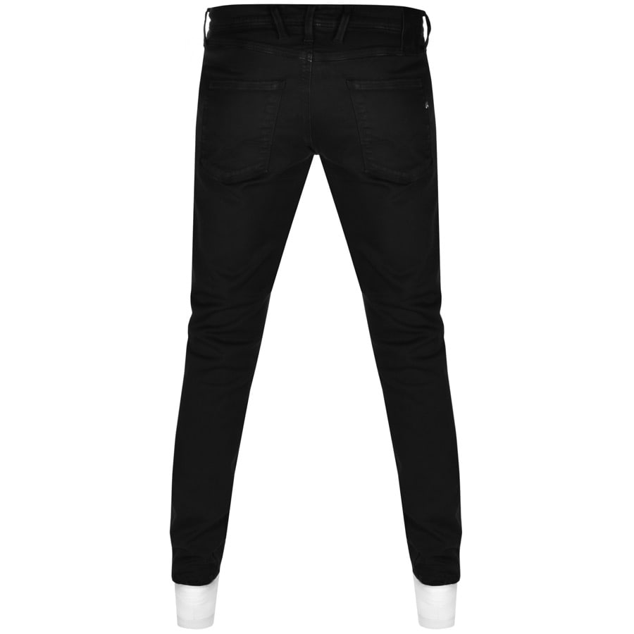 Alternative Image for ProductReplay Anbass Hyperflex Jeans Black2
